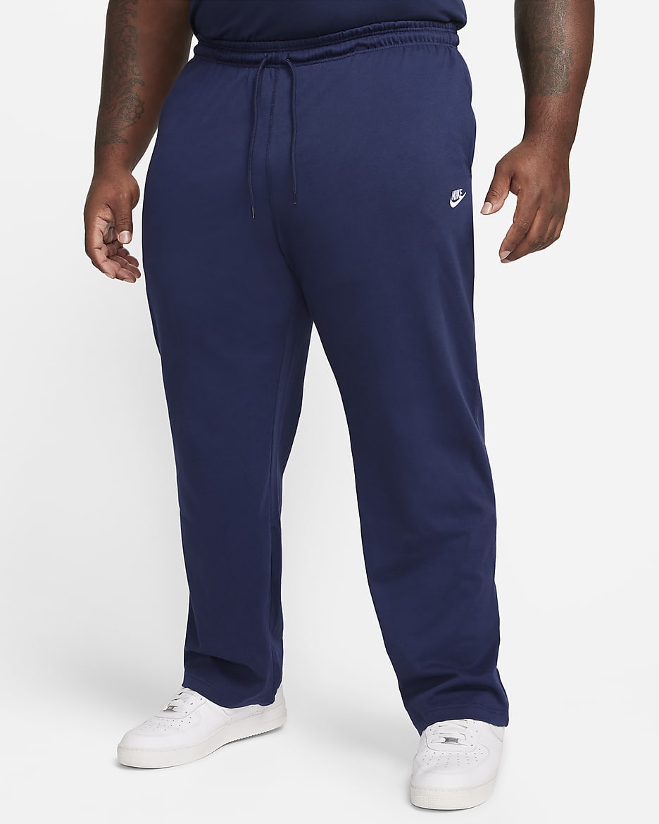 Men's nike navy blue sweatpants best sale